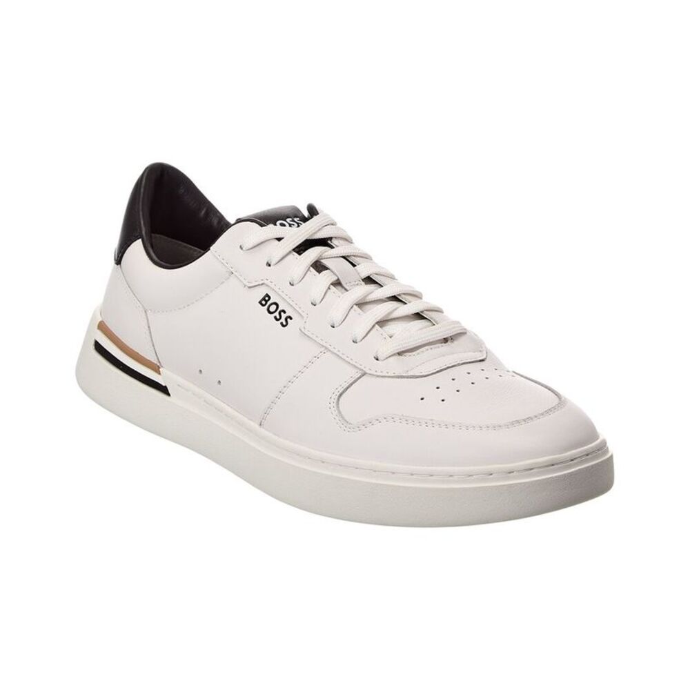 Hugo Boss Clint Leather Sneaker, White